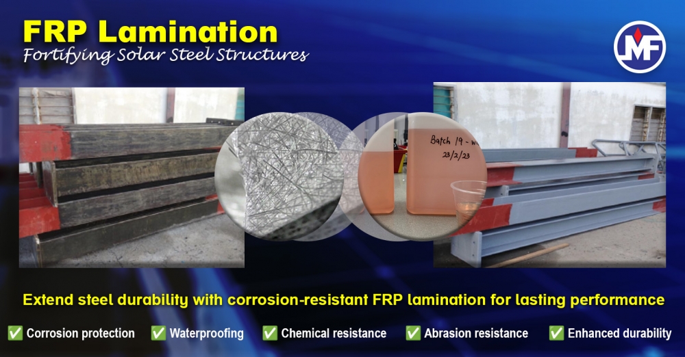 Enhancing Solar Panel Fixing Structures with FRP Lamination: A Corrosion Barrier Solution