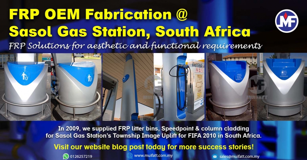 FRP OEM Fabrication for Sasol Gas Station, South Africa