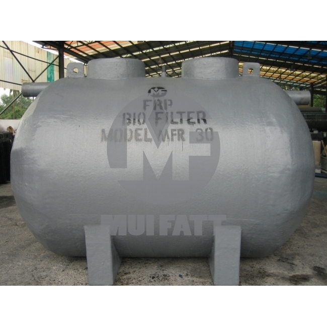 FRP Biofilter Wastewater Treatment System 30 PE
