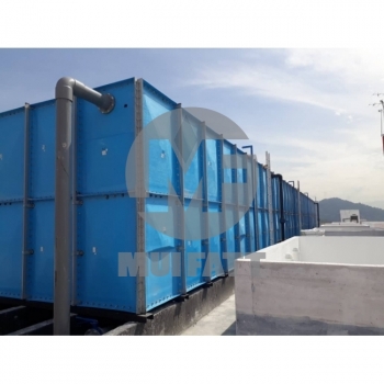 12000L GRP FRP  Sectional Panel Tank Three Meter Series Height 2m x 2m 3mH