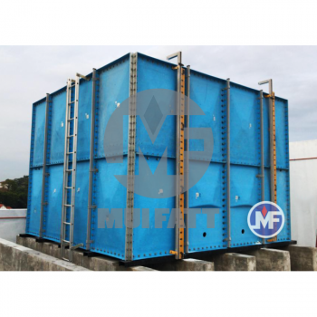 48000L GRP FRP Sectional Panel Tank Three Meter Series Height 4m x 4m x 3mH