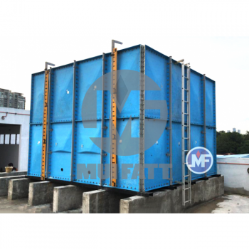 48000L GRP FRP Sectional Panel Tank Three Meter Series Height 4m x 4m x 3mH