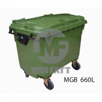 MGB660 Mobile Garbage Bin 660L (Green)