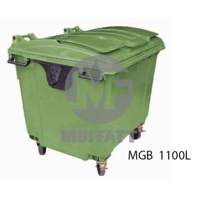 MGB1100 Mobile Garbage Bin 1100L (Green)