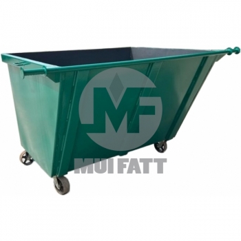 MS Mild Steel Leach Bin 1500 Liter Tong Sampah Besi