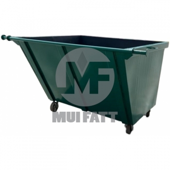 MS Mild Steel Leach Bin 1500 Liter Tong Sampah Besi