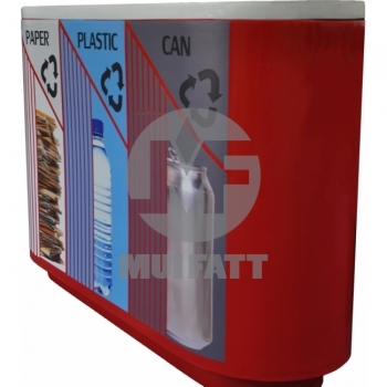 RS2630 Recycling Bin (Red)